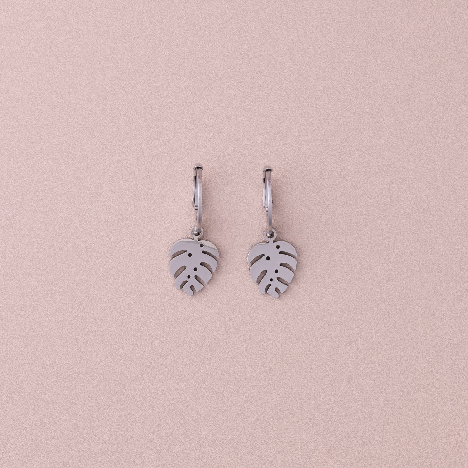 Monstera Leaf Drop Earrings