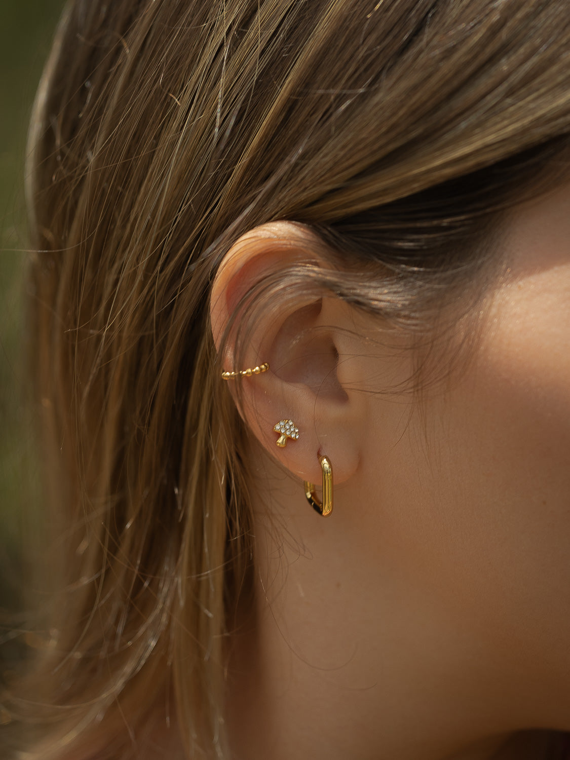 Mushroom Stud Earrings