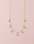 Sparkle Drops Charms Necklace
