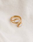 Oval Nacre Ring