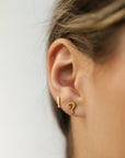 Question Mark Stud Earrings
