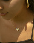 Nacre Heart Necklace