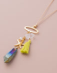Neon Palms Necklace