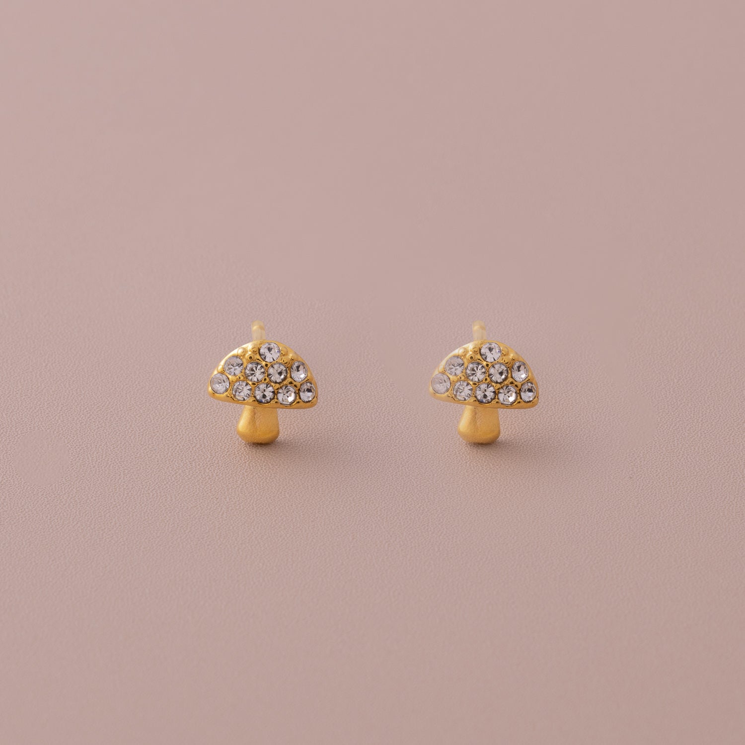 Mushroom Stud Earrings