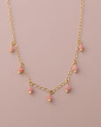 Sparkle Drops Charms Necklace