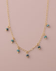 Sparkle Drops Charms Necklace
