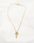 Key Rhinestone Necklace