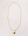 Distorted Oval Pendant Necklace