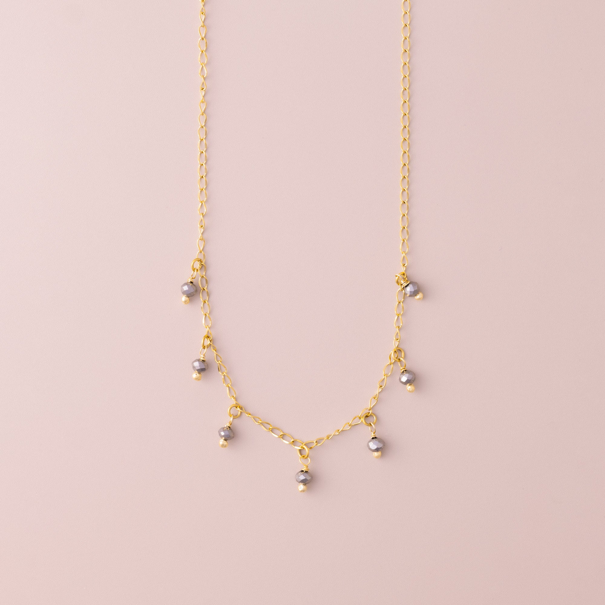 Sparkle Drops Charms Necklace
