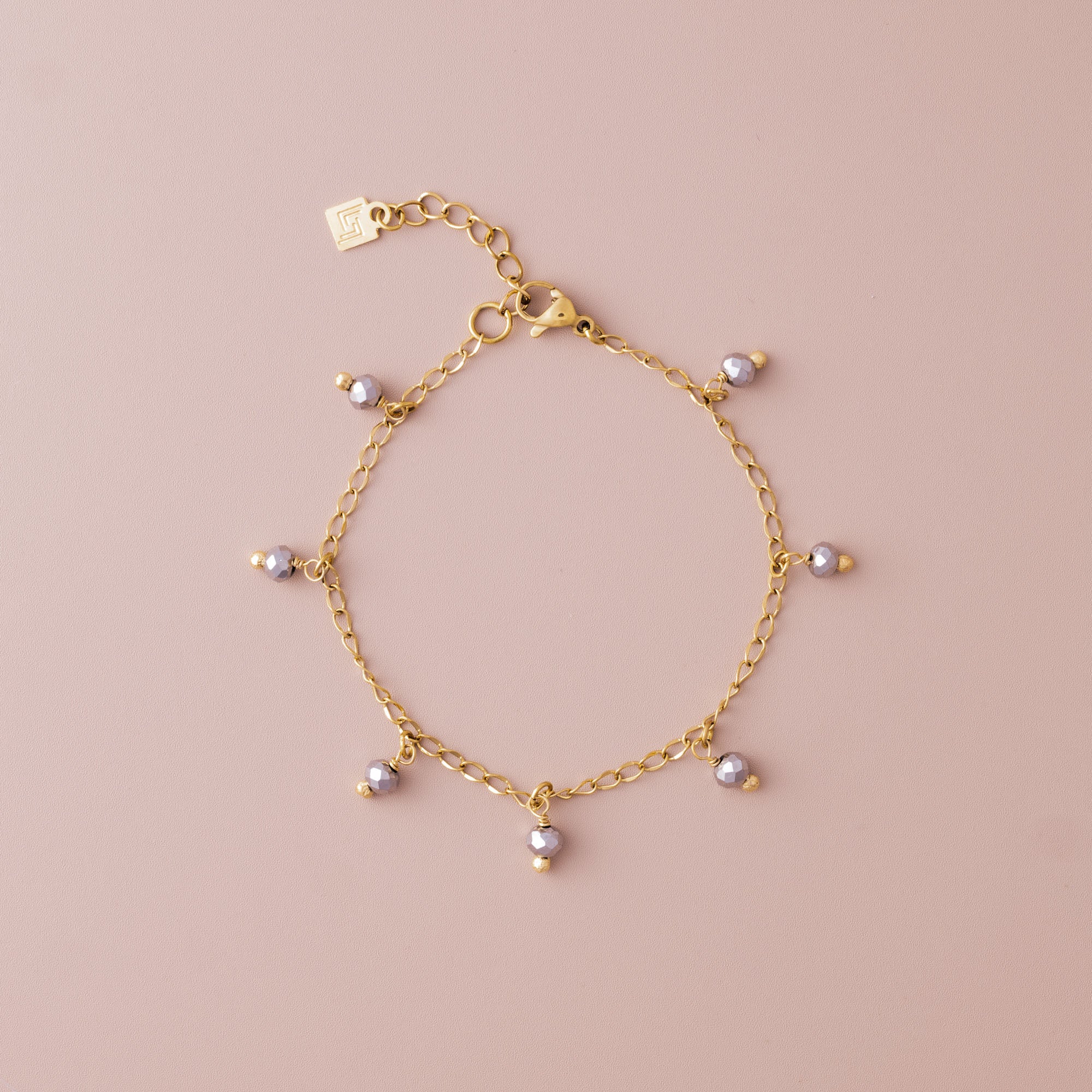 Sparkle Drop Charms Bracelet