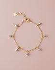 Sparkle Drop Charms Bracelet