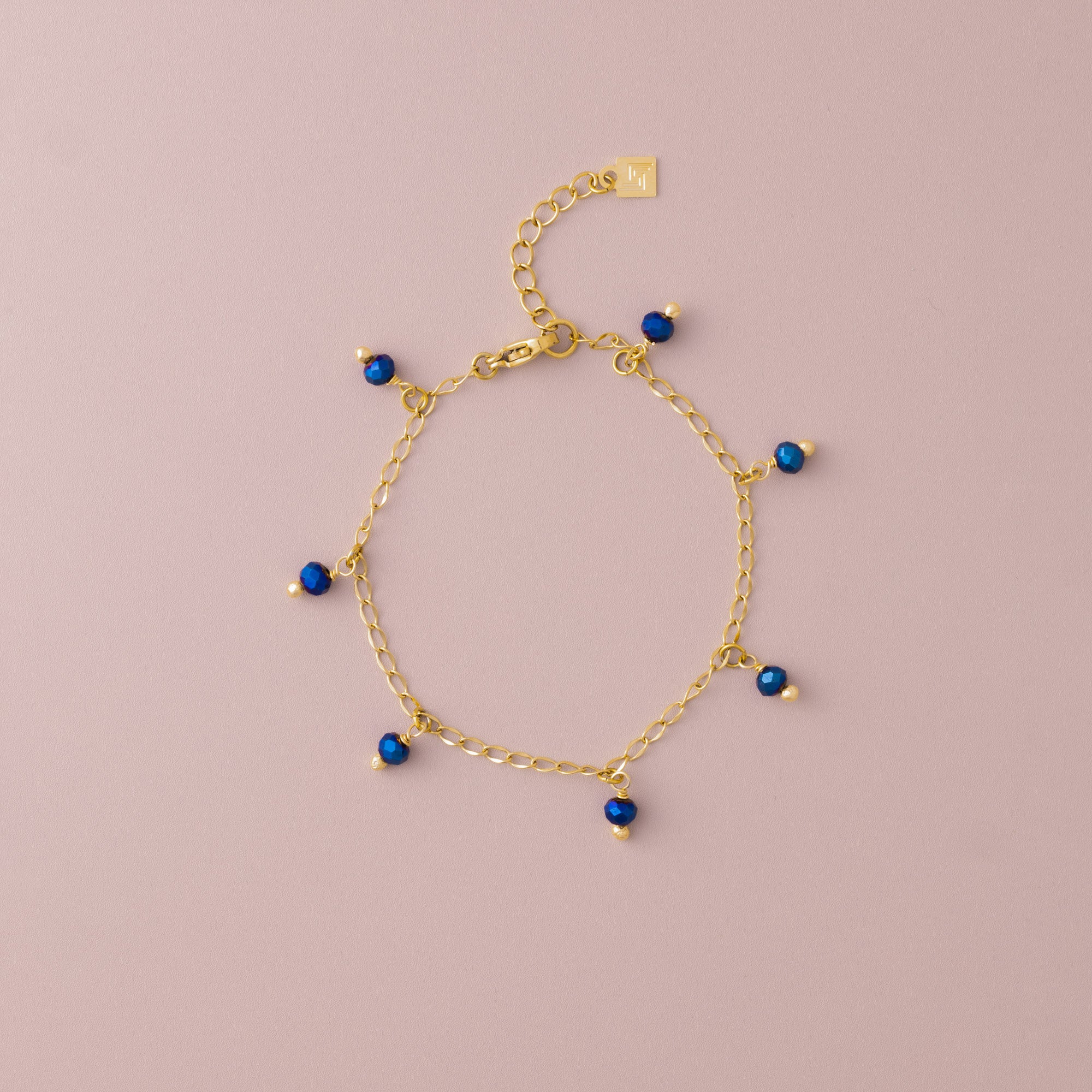 Sparkle Drop Charms Bracelet