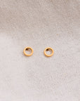 Halo Circle Stud Earrings