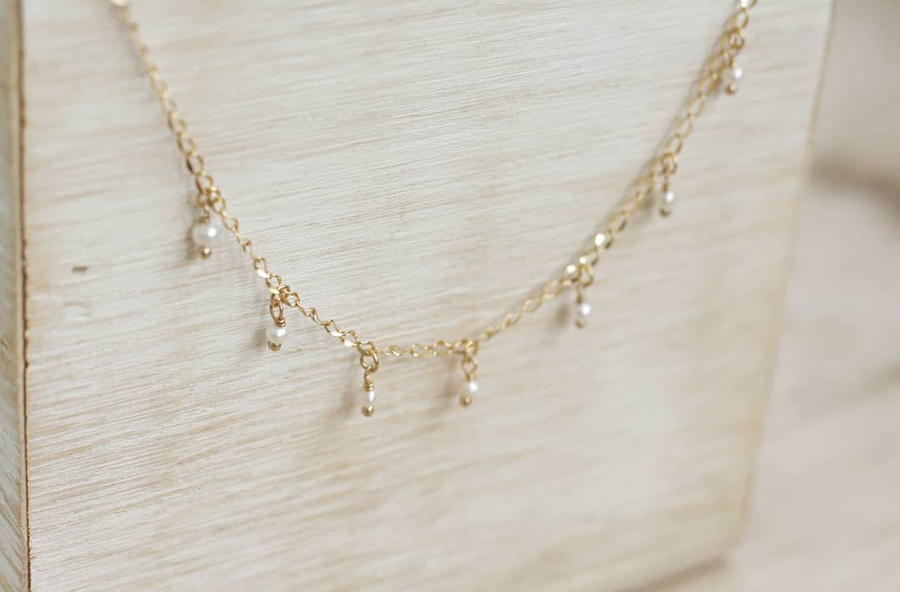 Pearls Drops Necklace