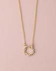 Glittering Halo Necklace