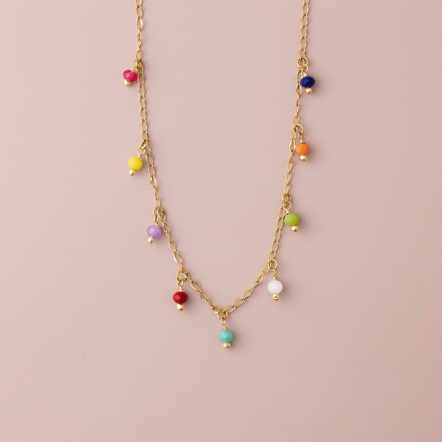 Multi Color Beads Necklace