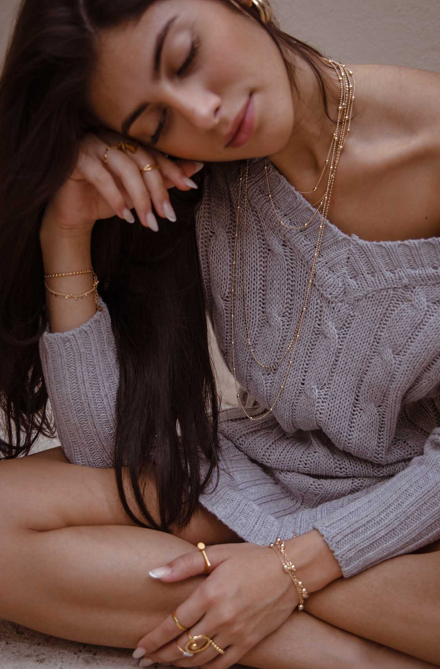 Violet necklace