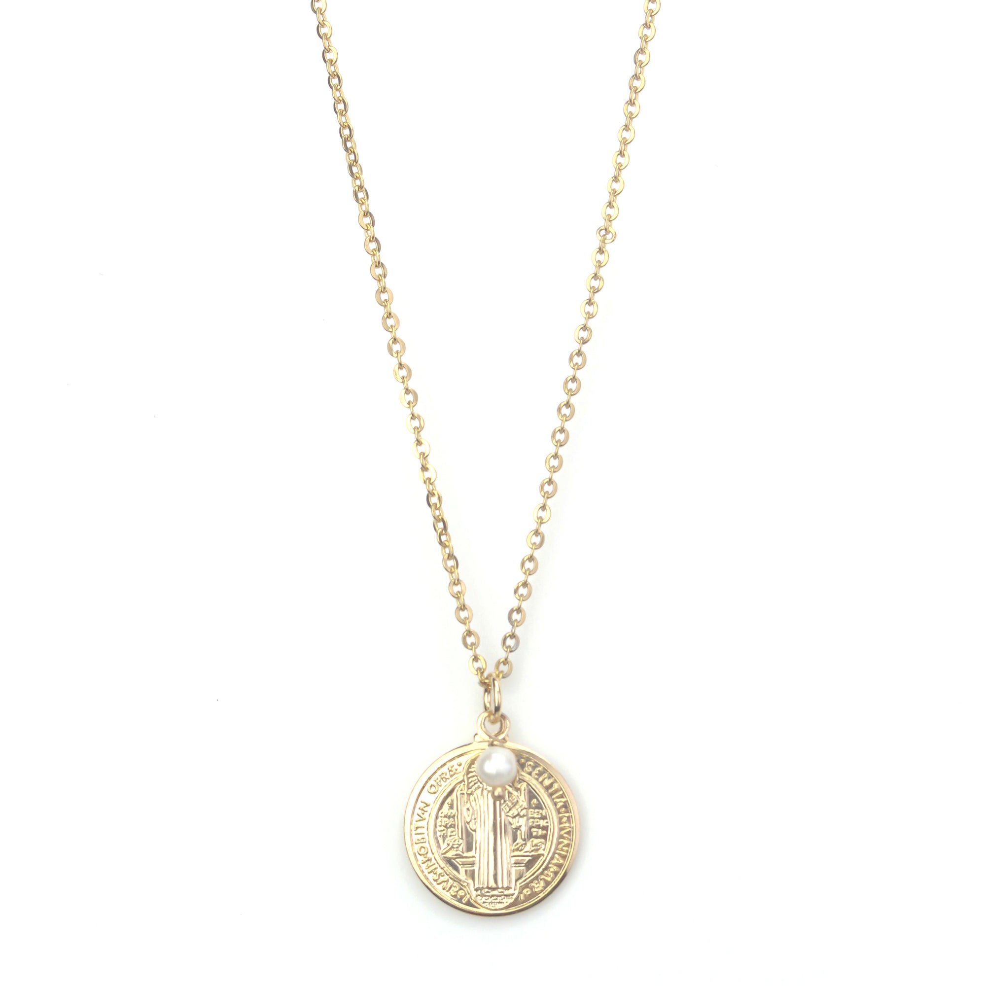 St. Benedict Big Medal Necklace