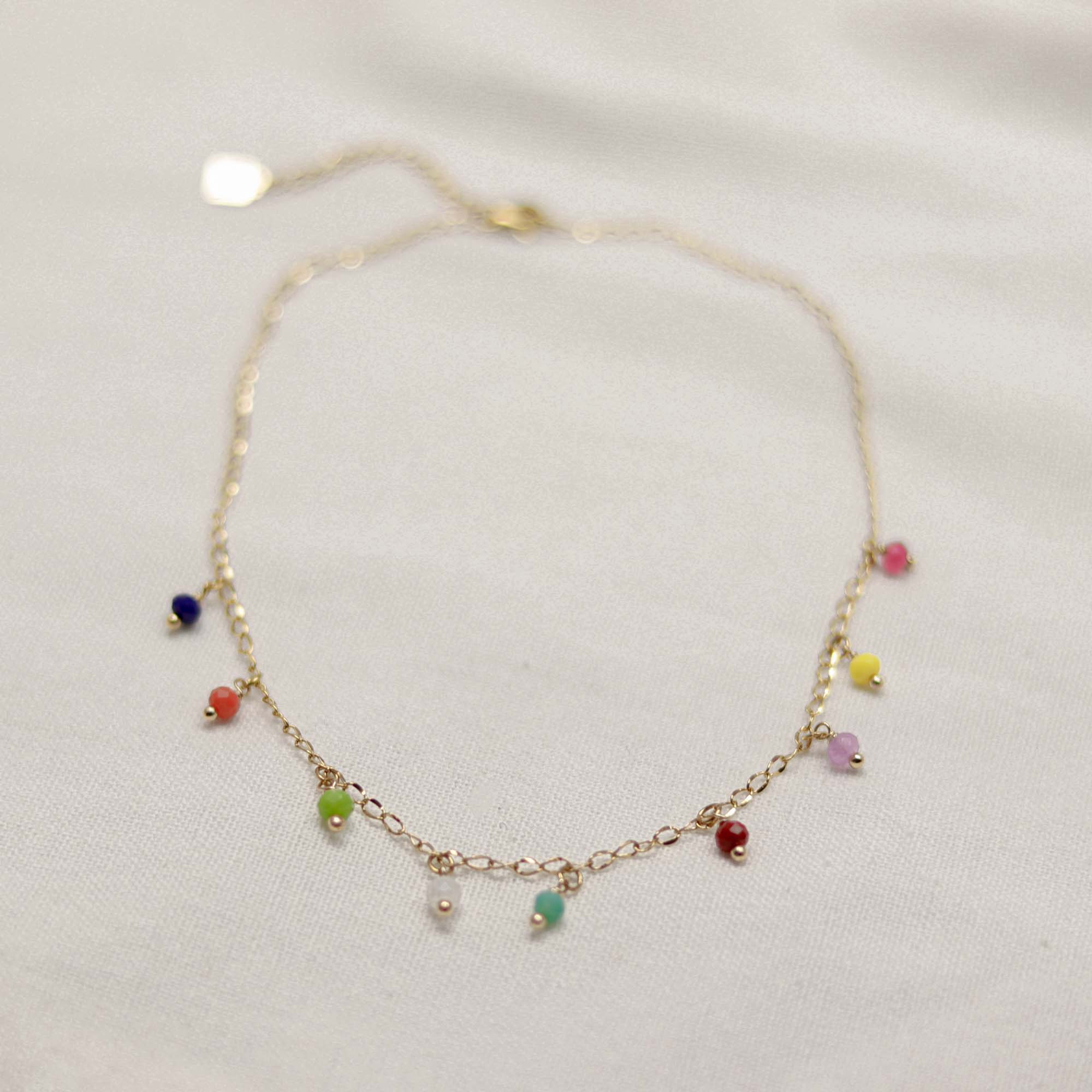Multi Color Beads Necklace