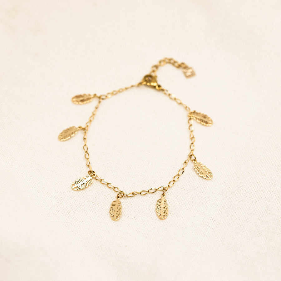 Feather Charms Bracelet