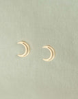 Moon Outline Studs