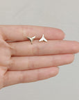 Gold-filled Mermaid Tail Studs
