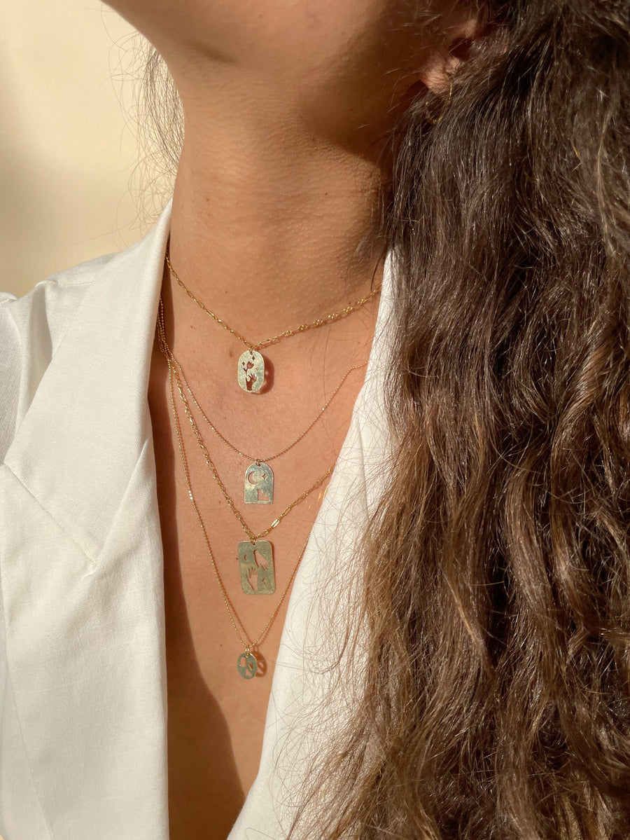 Palma in Stainless Steel Chain